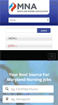 Mobile Screenshot of mnacareercenter.marylandrn.org
